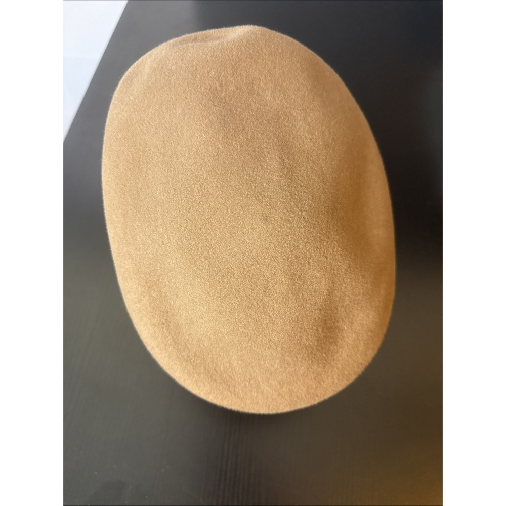Vintage Wool Felt Made In The USA Newsboy Cabbie Hat Cap Classic Grandpacore - Picture 5 of 8